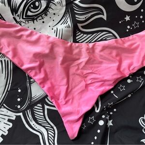Retired print Curvy Beach Swim Pink Women's Bikini Cheeky Bottom
